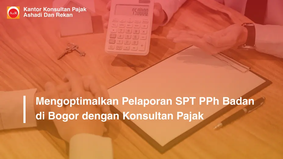 jasa pengisian SPT PPh Badan Bogor
